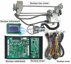 Led Tủ giải trí trong nhà đồng tiền hoạt động điện tử trò chơi <span class=keywords><strong>Arcade</strong></span> Kit Crane <span class=keywords><strong>Claw</strong></span> Máy Kit - Product Image 5