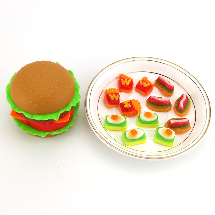 Hamburger gummy candy