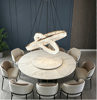 Lustre circulaire à double anneau en cristal - LED, hauteur réglable, éclairage moderne et luxueux pour salon