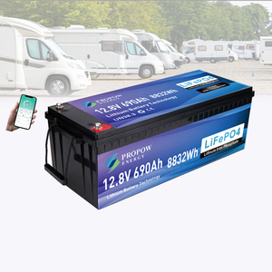 Công suất lớn ngoài trời cắm trại xe rvs pin <span class=keywords><strong>lithium</strong></span> 12V 300ah 460ah 560ah 690ah LiFePO4 Pin - Product Image 1