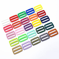 Boucle de réglage en plastique à trois glissières Deepeel BF735 16/20/25 mm pour sangle de sac à dos