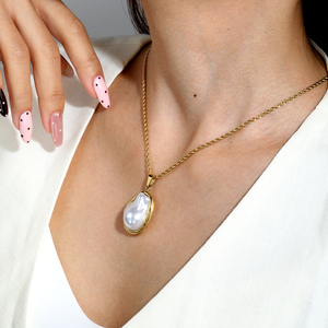 Joyería al por mayor, chapada en oro, de acero inoxidable, a la moda, resistente al deslustre, collar clásico de cadena de serpiente para mujer - Product Image 3