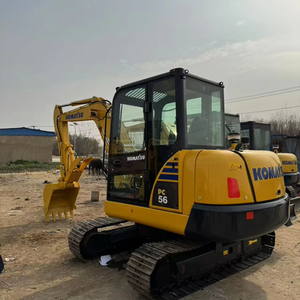 Excavatrice d'occasion Komatsu PC56-7 5,6 tonnes, mini-excavatrice d'occasion avec moteur d'origine EPA, vente chaude - Product Image 1