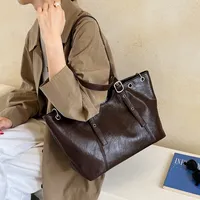 Sacs à main en cuir PU de haute qualité pour femmes, sacs de shopping grande capacité, sacs à bandoulière décontractés pour femmes, sacs fourre-tout solides, sacs messager