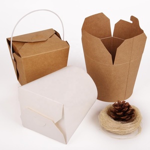 Hộp Đựng Thức Ăn Bằng Giấy Kraft In Logo Tùy Chỉnh Dùng Một Lần Mang Đi Doner <span class=keywords><strong>Kebab</strong></span> Hộp Đóng Gói - Product Image 3