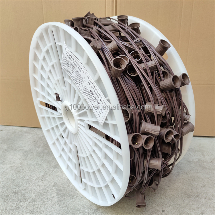 C9 Soopl 1000ft 15'' Spacing SPT-2W 18AWG Brown