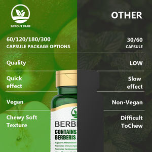 OEM berberina Hcl cloridrato capsule con <span class=keywords><strong>Berberis</strong></span> <span class=keywords><strong>Aristata</strong></span> integratori vegano berberberina capsule integratore a base di erbe - Product Image 6