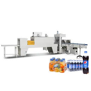 Machine automatique d'emballage rétractable de bouteilles en PET, prix d'usine
