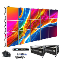Pantalla LED a Todo Color para Interiores P3.91 de 500*1000 mm, Video Wall con Animación para Conciertos y Eventos en Centros Comerciales