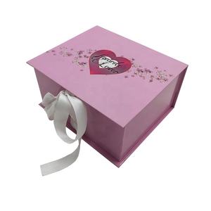 Emballage de cadeaux de mariage avec Logo personnalisé, boîte en papier avec ruban pour <span class=keywords><strong>robe</strong></span>, emballage de cadeaux cosmétiques, en soie à l'intérieur - Product Image 5