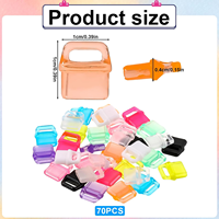Capuchon anti-poussière transparent en PC coloré avec boucle, protège-poussière USB pour iPhone, tablette, ordinateur portable, port de charge Type C