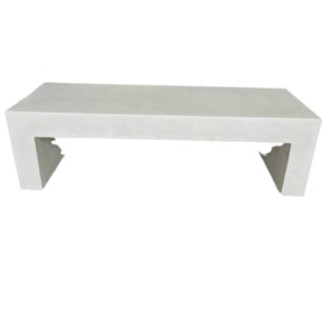 Nuevo Banco de Hormigón GRC Magic Stone para Exteriores, Muebles de Patio de Material UHPC para Paisajismo - Product Image 1