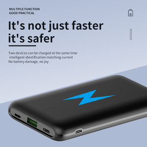 Power Bank Sottile da 10000mAh all'Ingrosso, Caricabatterie Portatile a Ricarica Rapida, Power Bank con Ingresso e Uscita USB-C - Product Image 3