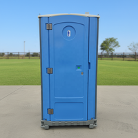 Toilettes portables à vendre, cabine de toilettes mobile avec lavabo, unité de toilettes en plastique, vente en gros pour chantier