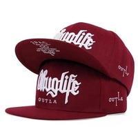 Gorras de Béisbol Personalizadas al por Mayor de Alta Calidad, 6 Paneles, Bordado 3D, Visera Plana, Estilo Hip Hop, Moda Urbana