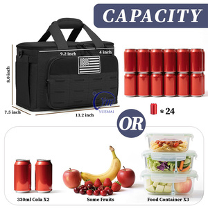 Bolsa Térmica Táctica para Almuerzo, para Campamento, Senderismo, Picnic al Aire Libre, para Hombre, con Sistema Molle EDC - Product Image 5