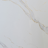 Panneau mural en PVC plastique écologique imperméable à l'eau, style moderne, multi-styles, revêtement brillant UV, effet marbre