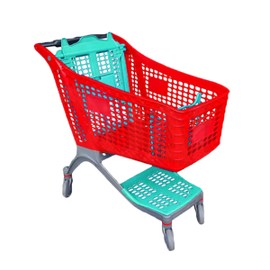 Chariot à main GR tout en plastique pour <span class=keywords><strong>supermarché</strong></span> centre commercial avec siège - Product Image 2