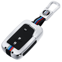 Nouvel Étui Coque de Clé de Voiture en Alliage de Zinc pour Clé Auto BYD 3 Boutons