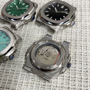 Montre mécanique entièrement automatique pour homme de marque haut de gamme avec boîtier carré en acier inoxydable Mouvement NH35 pour les affaires et les sports - Product Image 5