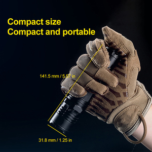 USB-C P20iX <span class=keywords><strong>Nitecore</strong></span> <span class=keywords><strong>ไฟฉาย</strong></span>ยุทธวิธีแบบชาร์จไฟได้4000ลูเมนพร้อมแบตเตอรี่ NL2150HPi 5000mAh สำหรับป้องกันตัวเอง - Product Image 5