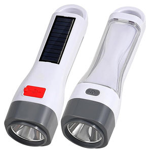 Lampe torche solaire rechargeable, LED super lumineuse, 1000 lumens, étanche, pour les pannes de courant, la maison, le camping, la survie en plein air - Product Image 1