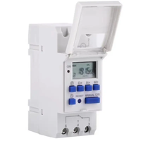 Saklar Kontrol Waktu Rel DIN Saklar Transfer Otomatis Digital TC01 Saklar Timer Digital Rel DIN