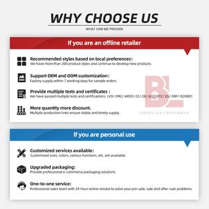 Personnalisé Autoportant Réaliste 3D <span class=keywords><strong>Flamme</strong></span> Led Cheminée Brume Cheminée Télécommande Vapeur D'eau Vapeur Cheminée Électrique - Product Image 3