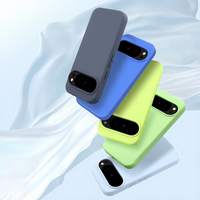 Coques de téléphone portable en silicone liquide, protection intégrale, antichoc, sensation confortable, anti-traces de doigts pour Google Pixel 10