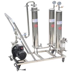 Máquina de Purificación Automática de Acero Inoxidable con 3 Cartuchos de Filtro para Whisky, Vino Blanco, Perfume y Licores para el Hogar - Product Image 1