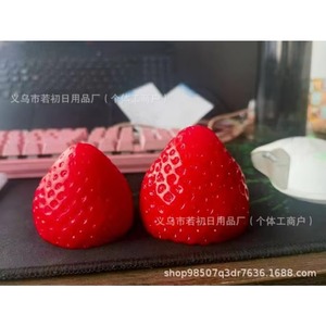 Juguetes Blandos de Fresa Kawaii Personalizados OEM, de Espuma PU de Ascenso Lento, Ecológicos, para Aliviar el Estrés, para Regalo - Product Image 6