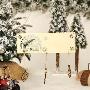 Nouveau créatif <span class=keywords><strong>d</strong></span>écorations <span class=keywords><strong>d</strong></span>'arbre de noël nouvel an <span class=keywords><strong>d</strong></span>écorations de fête de vacances bricolage <span class=keywords><strong>porte</strong></span> suspendu noël en bois artisanat <span class=keywords><strong>d</strong></span>écor - Product Image 3
