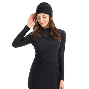 Mulheres Muçulmanas Senhoras Modesto Islâmico Cobertura Completa 3-pc Swimsuit Burquíni Burqini Beachwear - Product Image 3