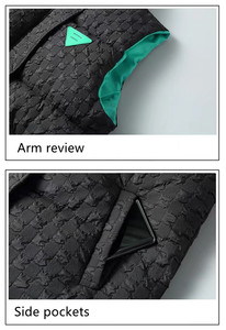 Gilet en duvet rembourré léger personnalisé pour hommes veste imperméable sans manches à imprimé pour l'hiver - Product Image 4