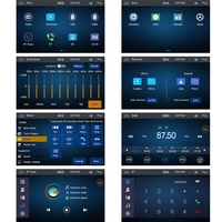Podofo Double Din Autoradio avec Carplay et Android Auto 7 ''Écran tactile Autoradio BT Récepteur FM SWC Entrée USB/TF/AUX