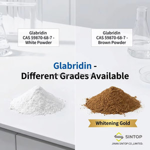 Glabridina de Grado Cosmético 10% 40% 70% 90% 98% Extracto de Raíz de Regaliz en Polvo <span class=keywords><strong>CAS</strong></span> 59870-68-7 Glabridina para Blanqueamiento de la Piel - Product Image 1