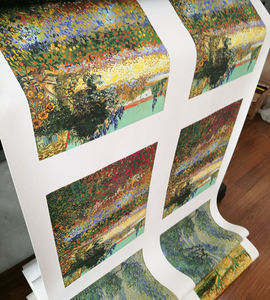 Tissu professionnel d'art <span class=keywords><strong>de</strong></span> toile <span class=keywords><strong>de</strong></span> coton avec le prix concurrentiel 320gsm 340gsm 360gsm 380gsm 420gsm pour l'impression numérique - Product Image 2