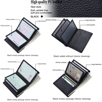 Produsen dompet kustom Pria Bisnis tempat kartu kredit kartu SIM sederhana pria