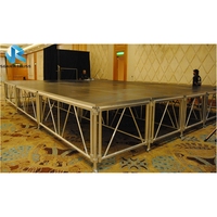 Scène mobile, scène de mariage, scène utilisée, aluminium à vendre, podium d'église moderne