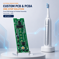 Carte de contrôle PCBA pour brosse à dents électrique MicoTech, 1 oz de cuivre, solution personnalisée prête à l'emploi, assemblage de PCB OEM ODM Shenzhen