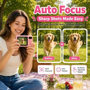 Mini caméra numérique d'action étanche Full HD pour enfants, idéale pour la plongée sous-marine, pour adolescents - Product Image 2