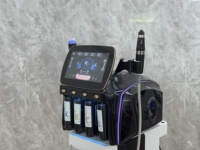 Máquina de Hidrodermoabrasión 360 Mejorada de Fábrica, de Sobremesa, con Cuerpo de ABS, 4 Botellas, Líquido Jet Peel, Limpiador de Poros, Dispositivo de Cuidado Facial de la Piel