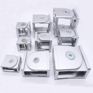 Industrial Aluminum Profile Movable Hinge Connectors 180 Degree Zinc Alloy Type A For Door Window Hardware - Product Image 3