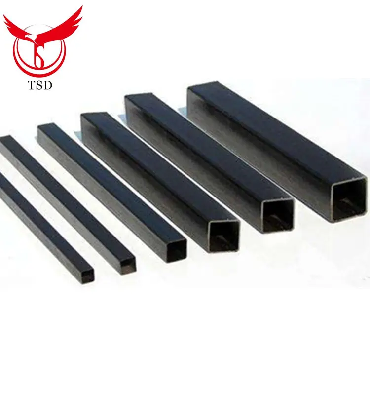 Q235 Square / rectangular / round Black welded steel pipe steel tube steel hollow section from China