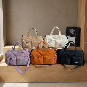 Nouveau sac à dos en toile pour femme, tendance, imprimés animaliers, sac de voyage avec compartiments séparés pour articles secs/humides, grande capacité - Product Image 3