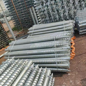 Pilotes Helicoidales de Acero Profesionales al por Mayor para Sistemas de Montaje Solar, Anclajes, Pernos, Tornillos Solares, Cimentación en Tierra, Galvanizados en Caliente - Product Image 6