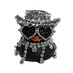 Ornement de tableau de bord de voiture en forme de canard diamanté - Décoration intérieure de voiture mignonne, <span class=keywords><strong>cadeau</strong></span> idéal - Product Image 3