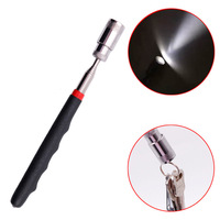 Outil de ramassage magnétique en fer robuste, tige télescopique, conception en forme de stylo, force d'aspiration réglable, outil de réparation de barres