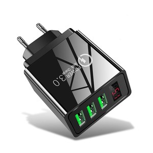 <span class=keywords><strong>Chargeur</strong></span> USB 3 ports EU US Plug LED Display 3.1A Charge rapide <span class=keywords><strong>Chargeur</strong></span> de téléphone portable intelligent <span class=keywords><strong>pour</strong></span> iPhone <span class=keywords><strong>Samsung</strong></span> Xiaomi Tablet - Product Image 6