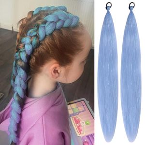 Extensions <span class=keywords><strong>de</strong></span> <span class=keywords><strong>queue</strong></span> <span class=keywords><strong>de</strong></span> <span class=keywords><strong>cheval</strong></span> en paillettes bleu bébé pour femmes et filles, accessoires pour cheveux, <span class=keywords><strong>queue</strong></span> <span class=keywords><strong>de</strong></span> <span class=keywords><strong>cheval</strong></span> synthétique tressée avec élastique - Product Image 1